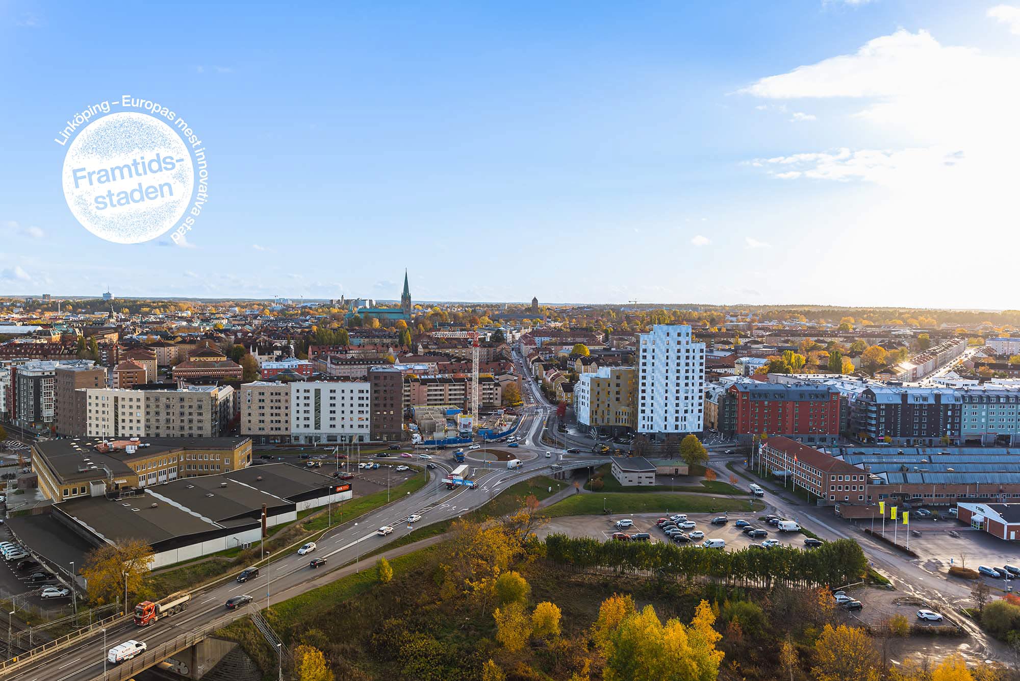 Utsikt över Linköping