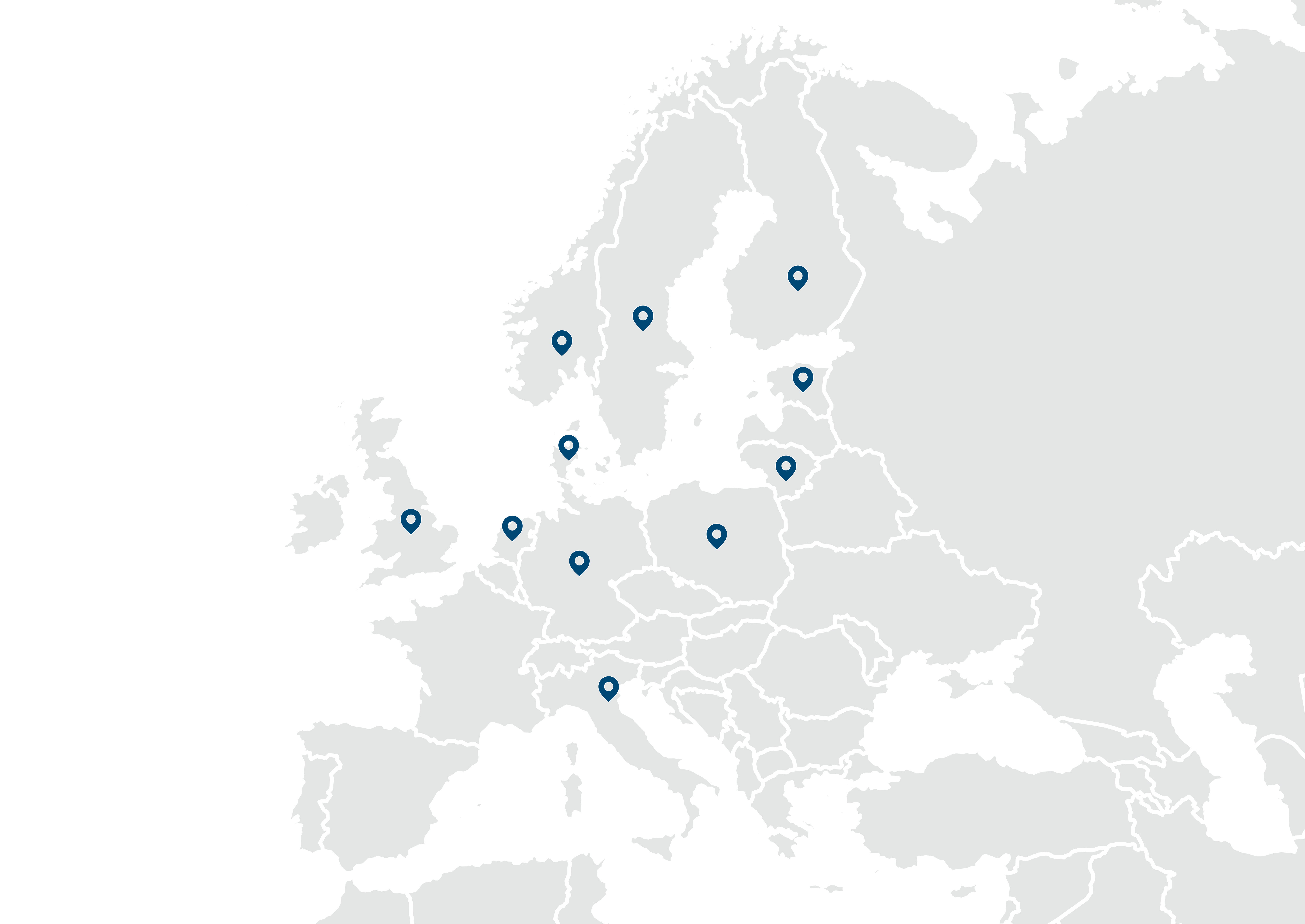 Karta över länder som vi importerade sopor från 2025.