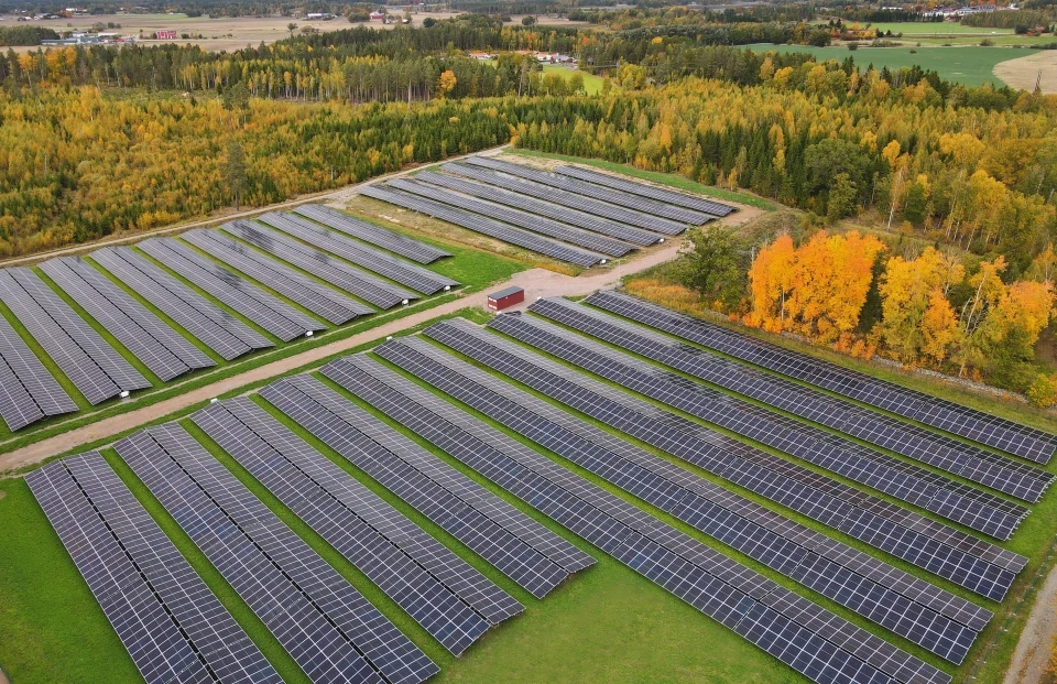 Solcellspark i Vimarka