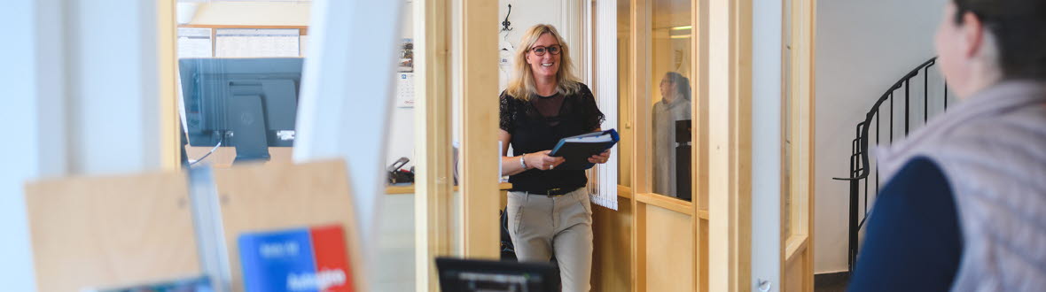 Nya öppettider i receptionen
